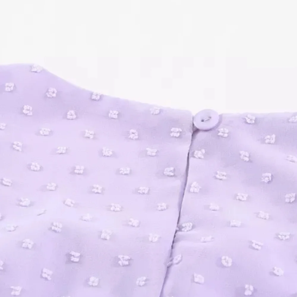 1 Small left❣New boutique swiss dot flutter sleeve top - Picture 5 of 12